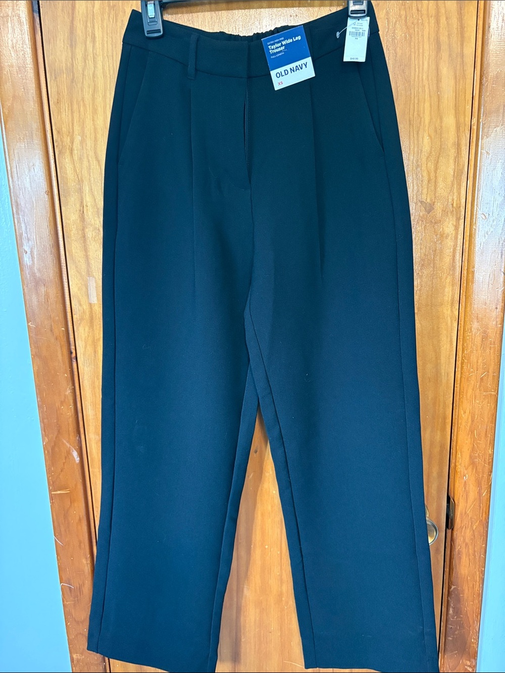 NWT- Old Navy Black Women's Extra High-Rise Taylor Wide Leg Dress Pants - XS